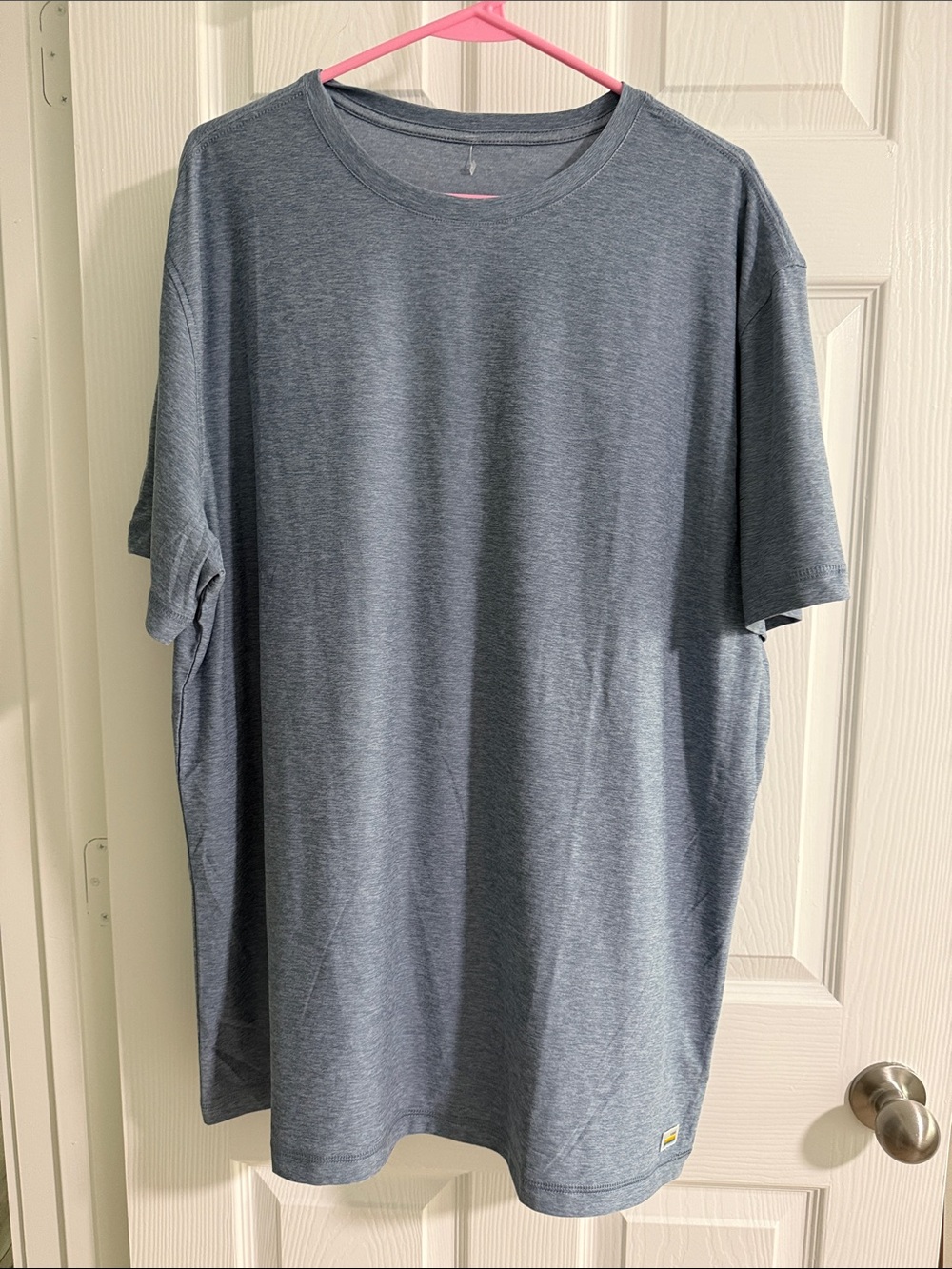 Vuori Slate Heather Short Sleeve Crew Tee